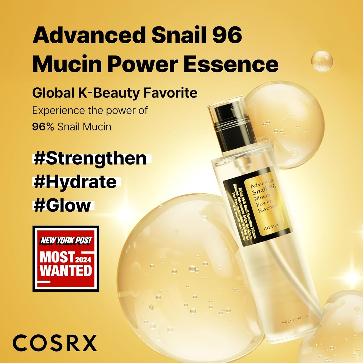COSRX Snail Mucin Repairing Serum 100ml, Hydrating Serum for Face with Snail Secretion Filtrate for Dull Skin & Fine Lines, Korean Skin Care, Stocking Stuffers for Women - Image 2