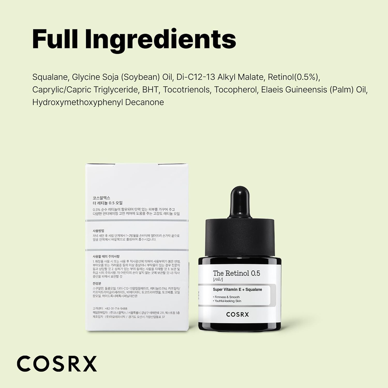 COSRX Retinol 0.5 Oil, Anti-aging Serum with 0.5% Retinoid Treatment for Face, Reduce Wrinkles, Fine Lines, Gentle Skincare for Day & Night, Not Tested on Animals, Korean Skin Care, Stocking Stuffers - Image 5