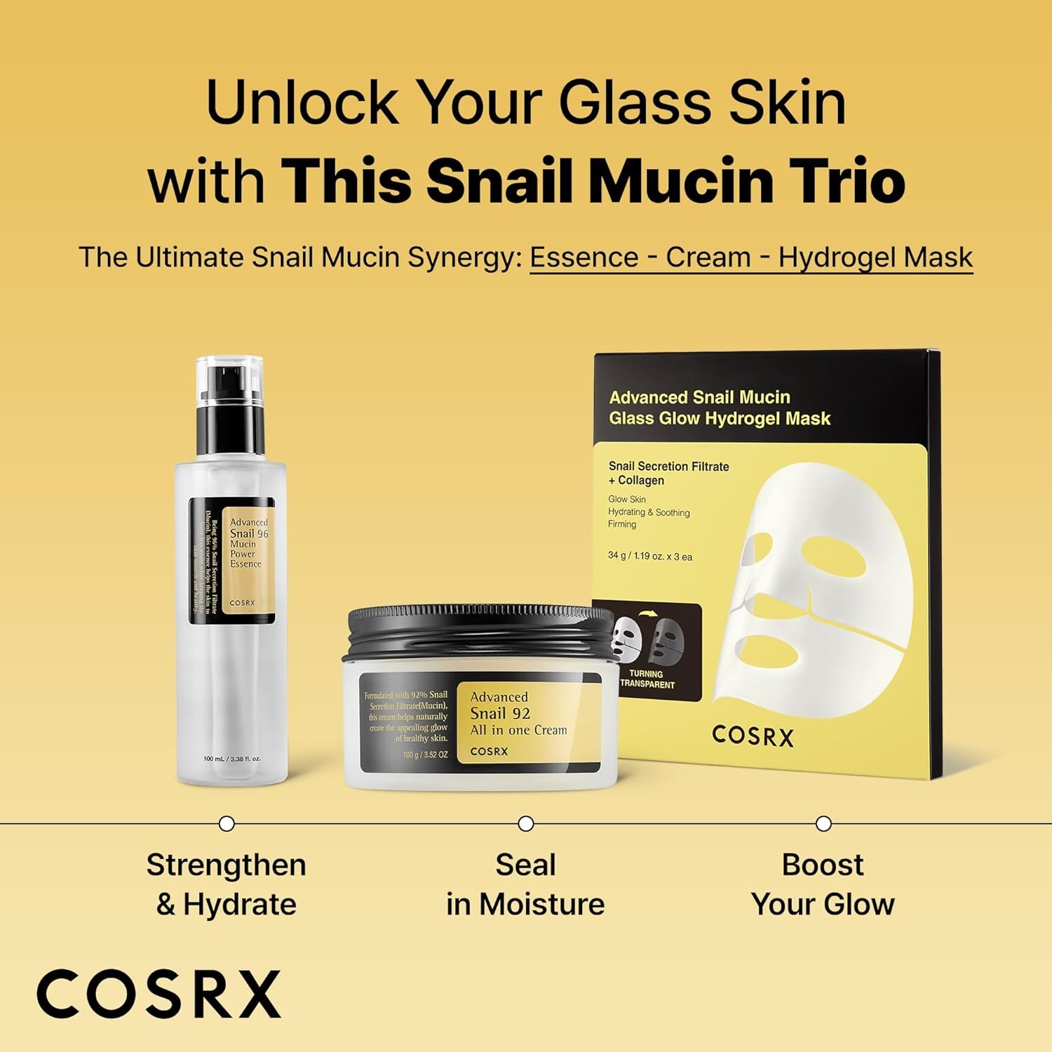 COSRX Snail Mucin Repairing Serum 100ml, Hydrating Serum for Face with Snail Secretion Filtrate for Dull Skin & Fine Lines, Korean Skin Care, Stocking Stuffers for Women - Image 3