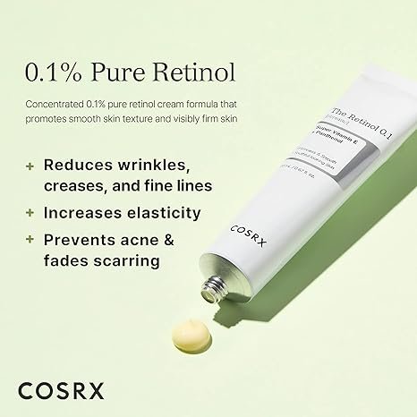 COSRX Skin Cycling Routine - Snail Mucin 96% Essence + Retinol 0.1 Cream, Recovery Set for Face and Neck, Fine Lines Spot Treatment, Repair Cream for Face - Image 4